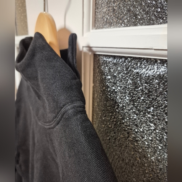 Joah Brown French Terry oversized black sweatshirt pullover - Picture 10 of 11